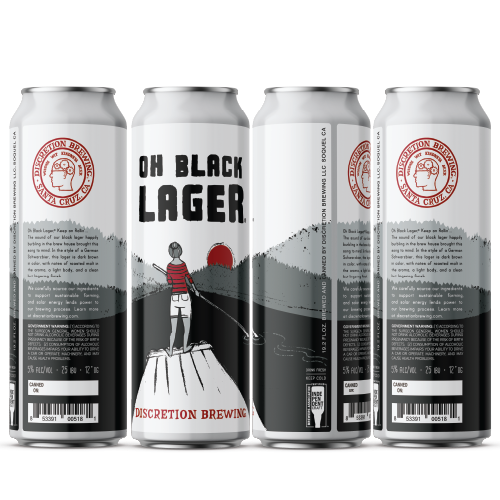 Oh Black Lager® German-style Schwarzbier 19.2oz  -15pk