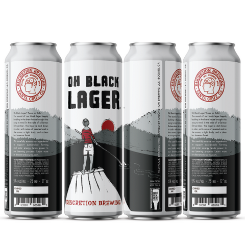 Oh Black Lager® German-style Schwarzbier 19.2oz  -15pk