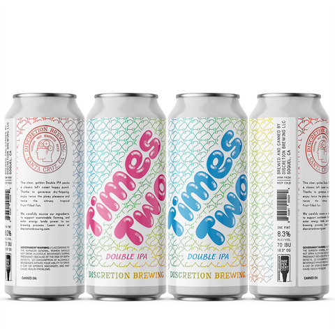 Times Two Double IPA 16oz (12 or 24 packs)